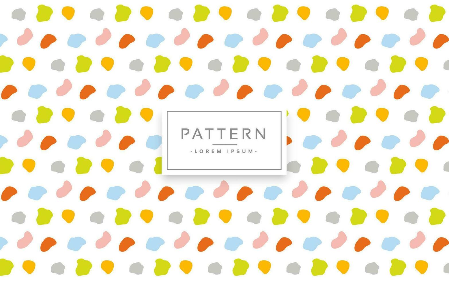 Colorful polka dots pattern background vector