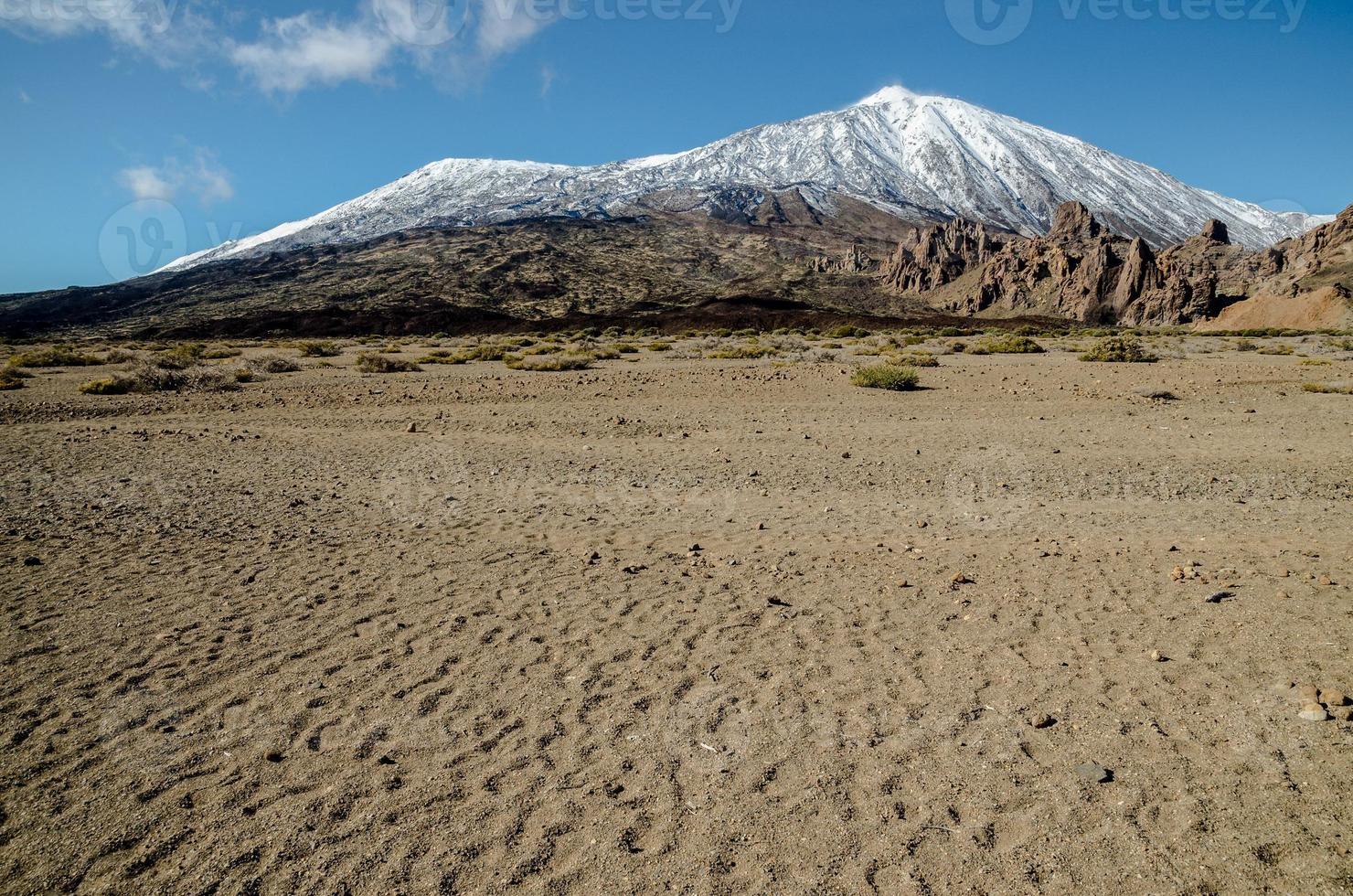 Scenic mountain landscape photo