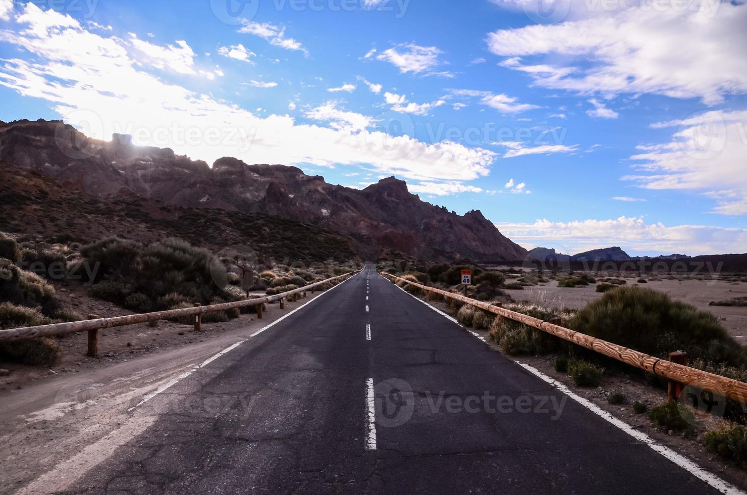 Road in the countryside photo