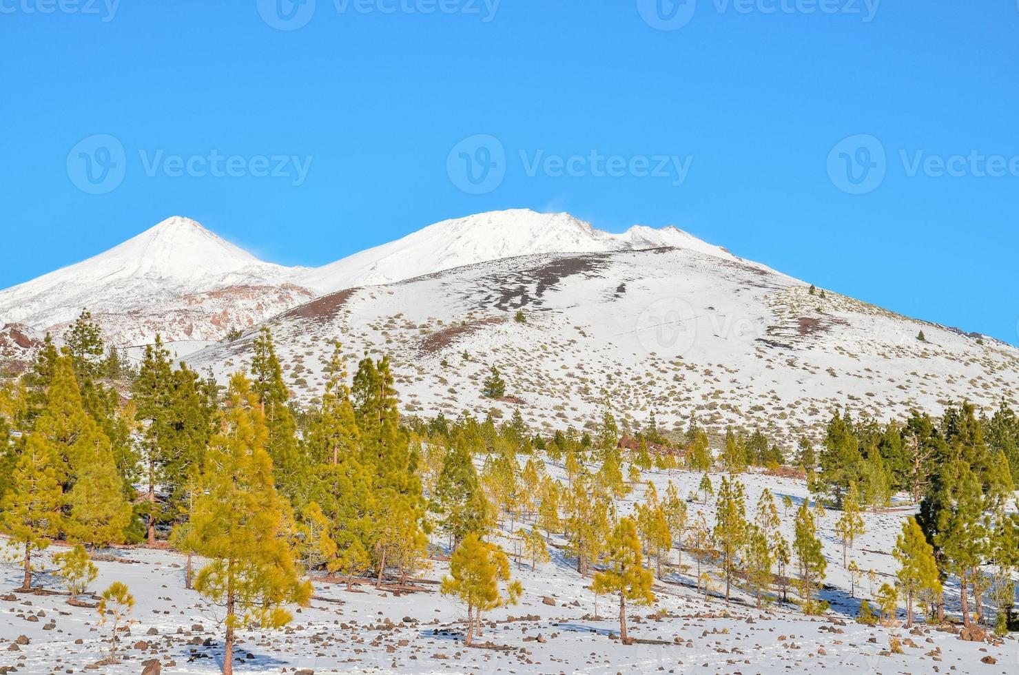 Scenic mountain landscape photo