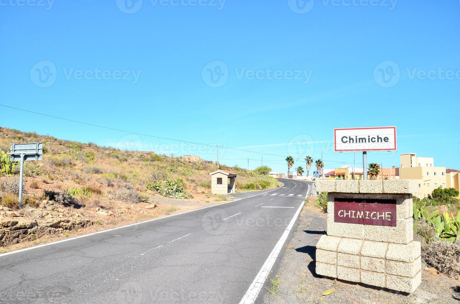 Road in the countryside photo