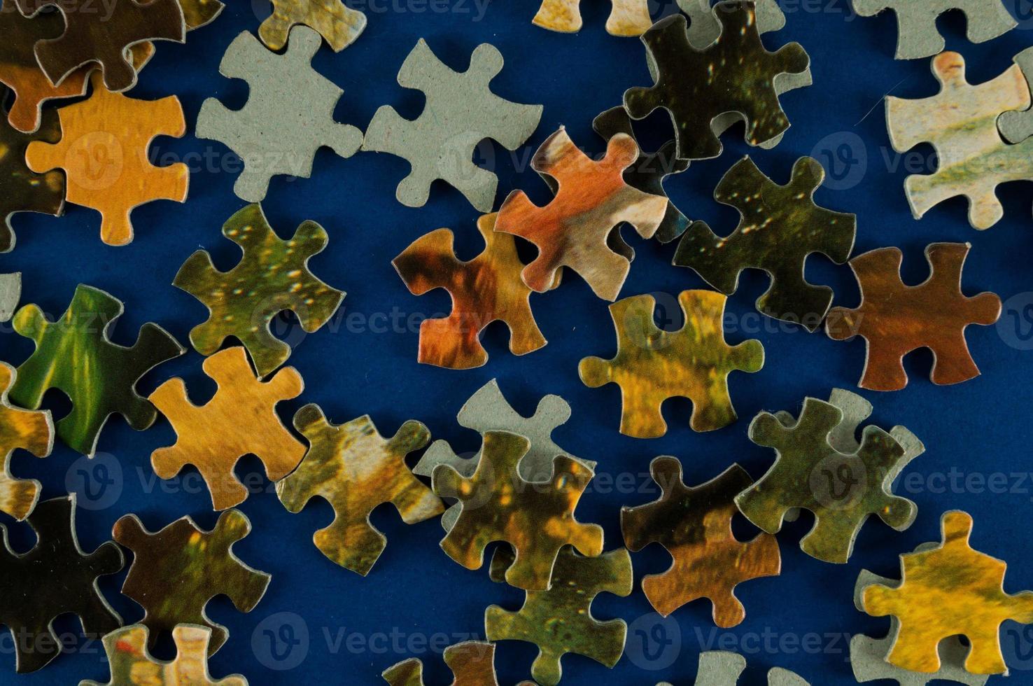 Small puzzle pieces photo