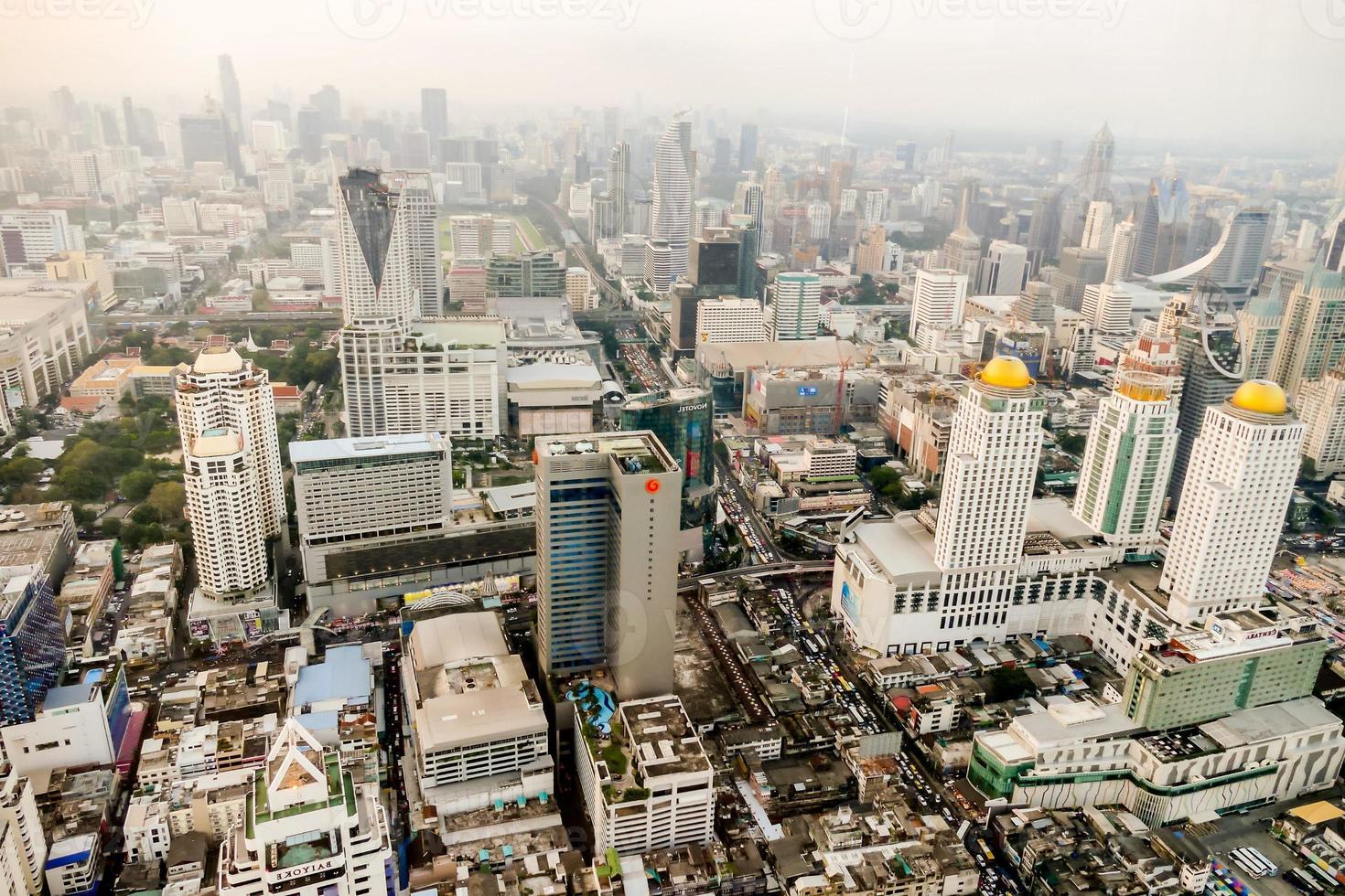 Aerial view of Bangkok, Thailand photo