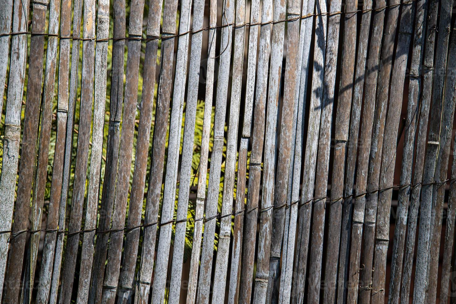 background with thin brown gray wooden boards photo