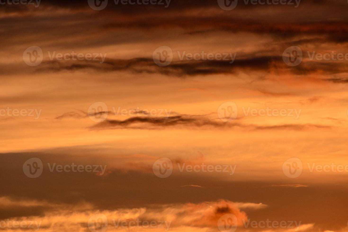 Colourful sky at sunset photo