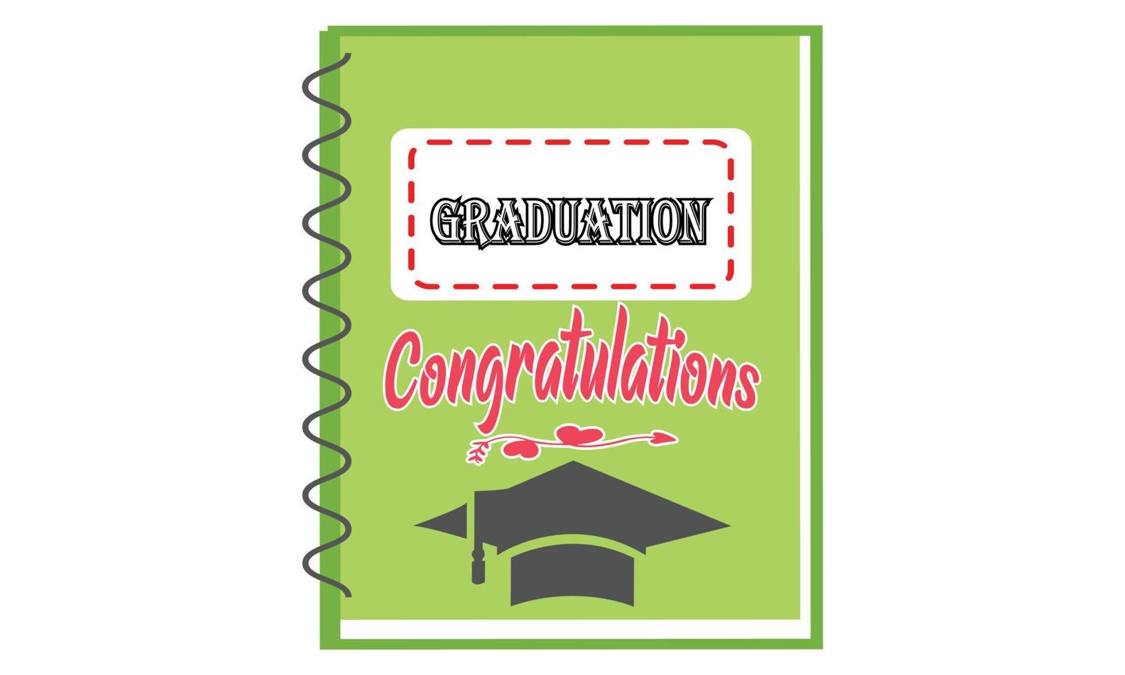 Graduation Congratulations T-shirts Design. vector