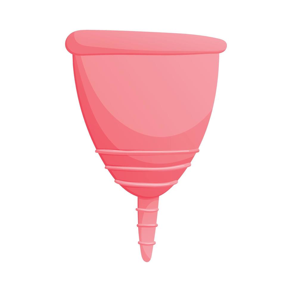 Vector isolated doodle illustration of a menstrual cup. Personal accessory for feminine hygiene.