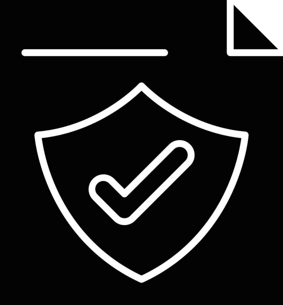 vector diseño archivo proteccion icono estilo