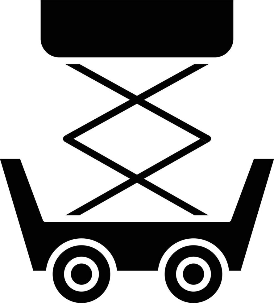Vector Design Scissor Lift Icon Style