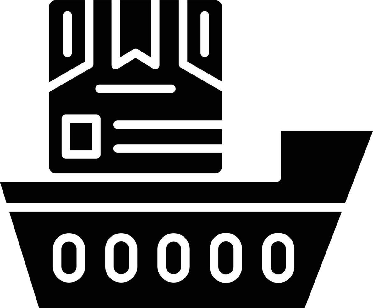 vector diseño Envío barco icono estilo