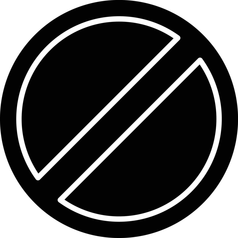 Vector Design Forbidden Icon Style