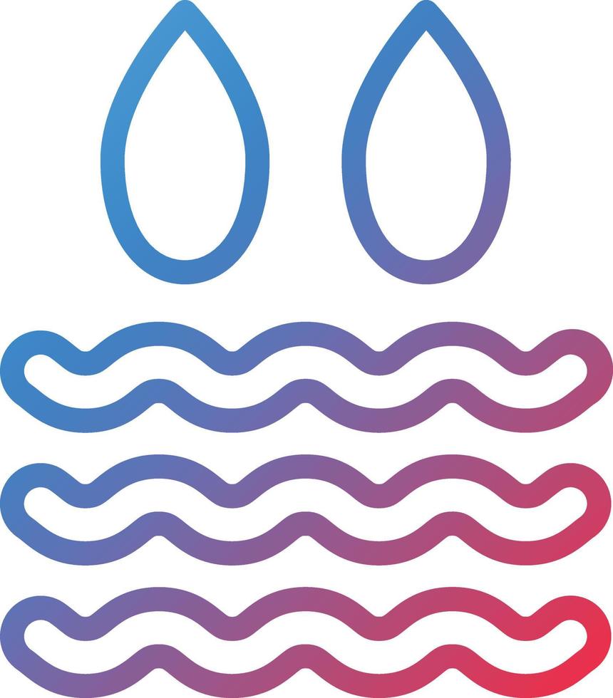 vector diseño agua icono estilo