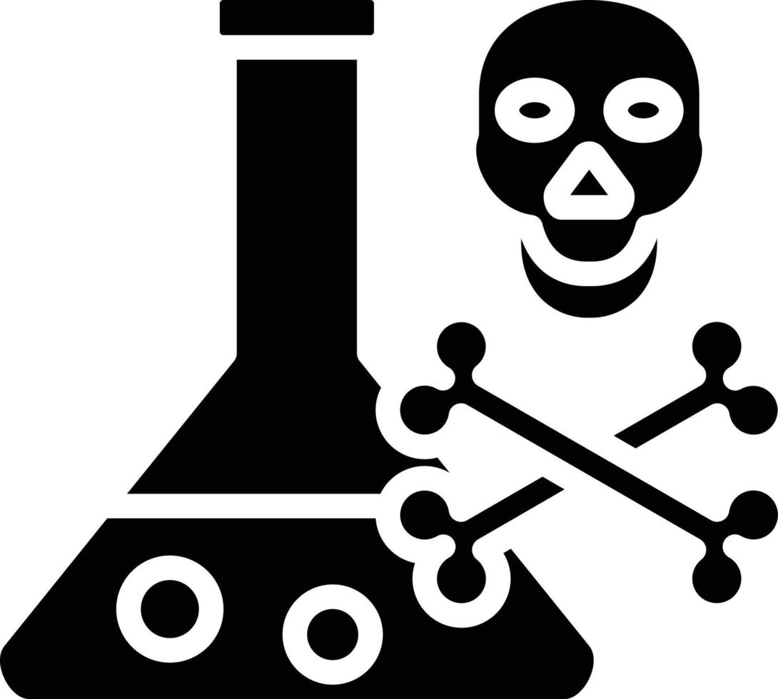 Poison Chemical Vector Icon Style