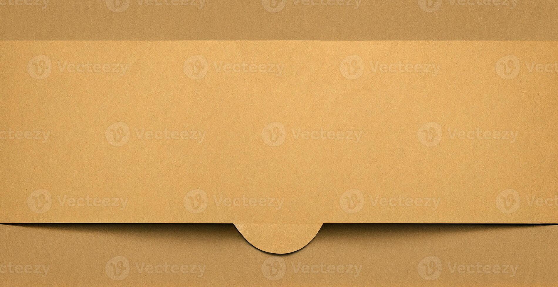 panoramic cardboard sheet of paper, abstract texture background - Image photo