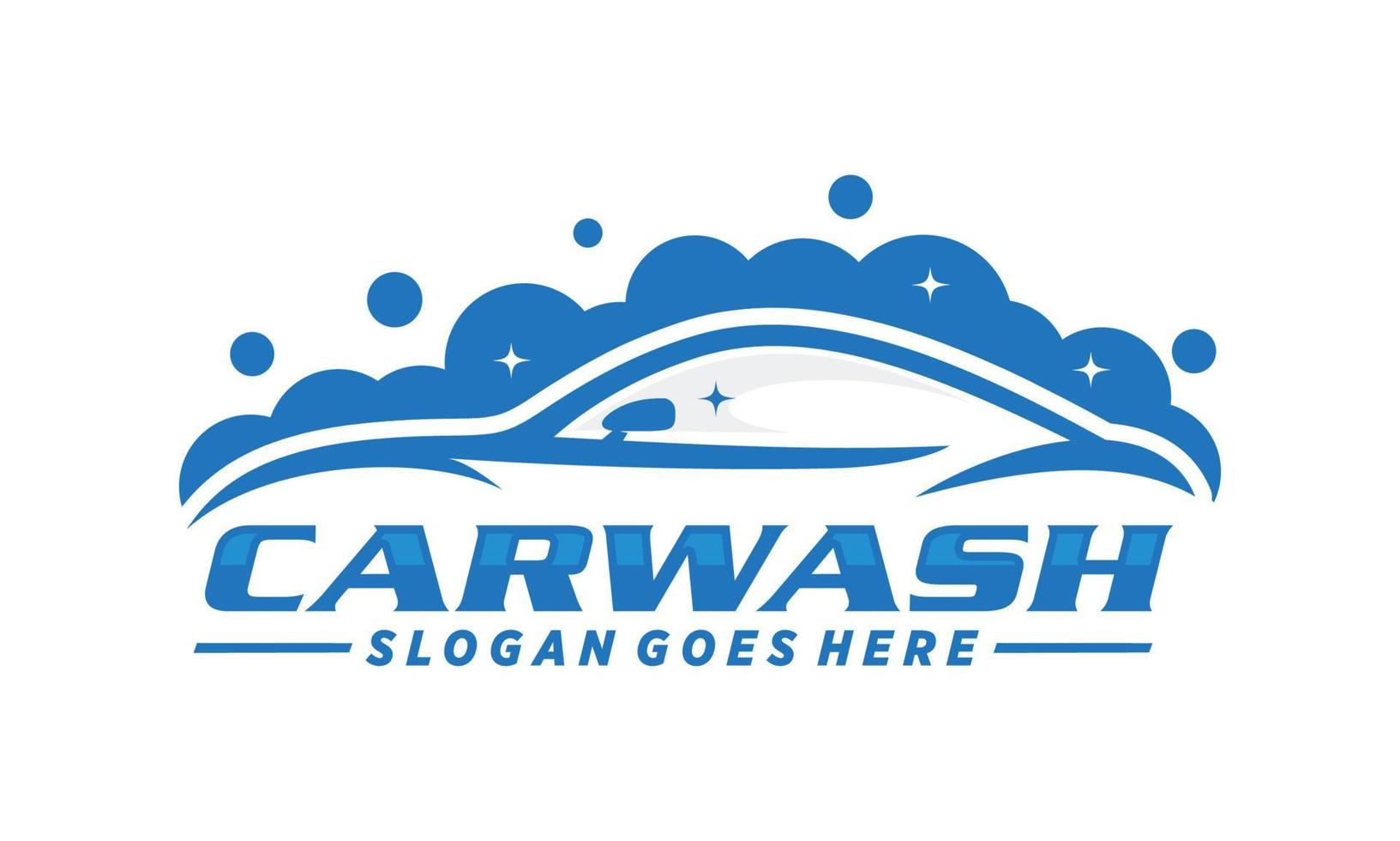 Car wash logo design vector