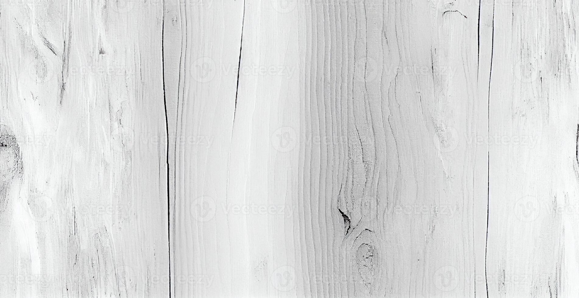 Pattern and panoramic white wood texture for background - Image photo