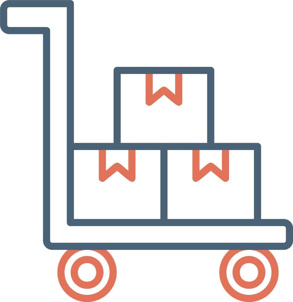 Factory Trolley Vector Icon