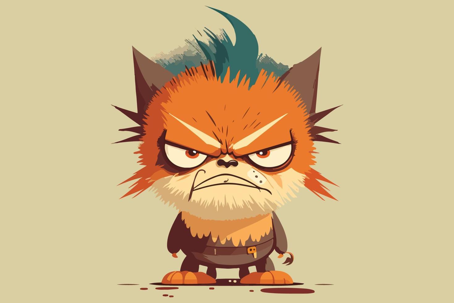 Angry Cat Vector Illustration 22330658 Vector Art At Vecteezy Angry Cat Vector Illustration 22330658 Vector Art At Vecteezy