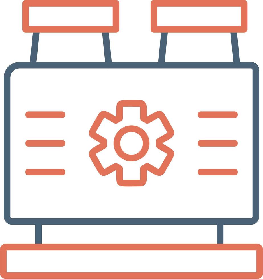 Factory Machine Vector Icon