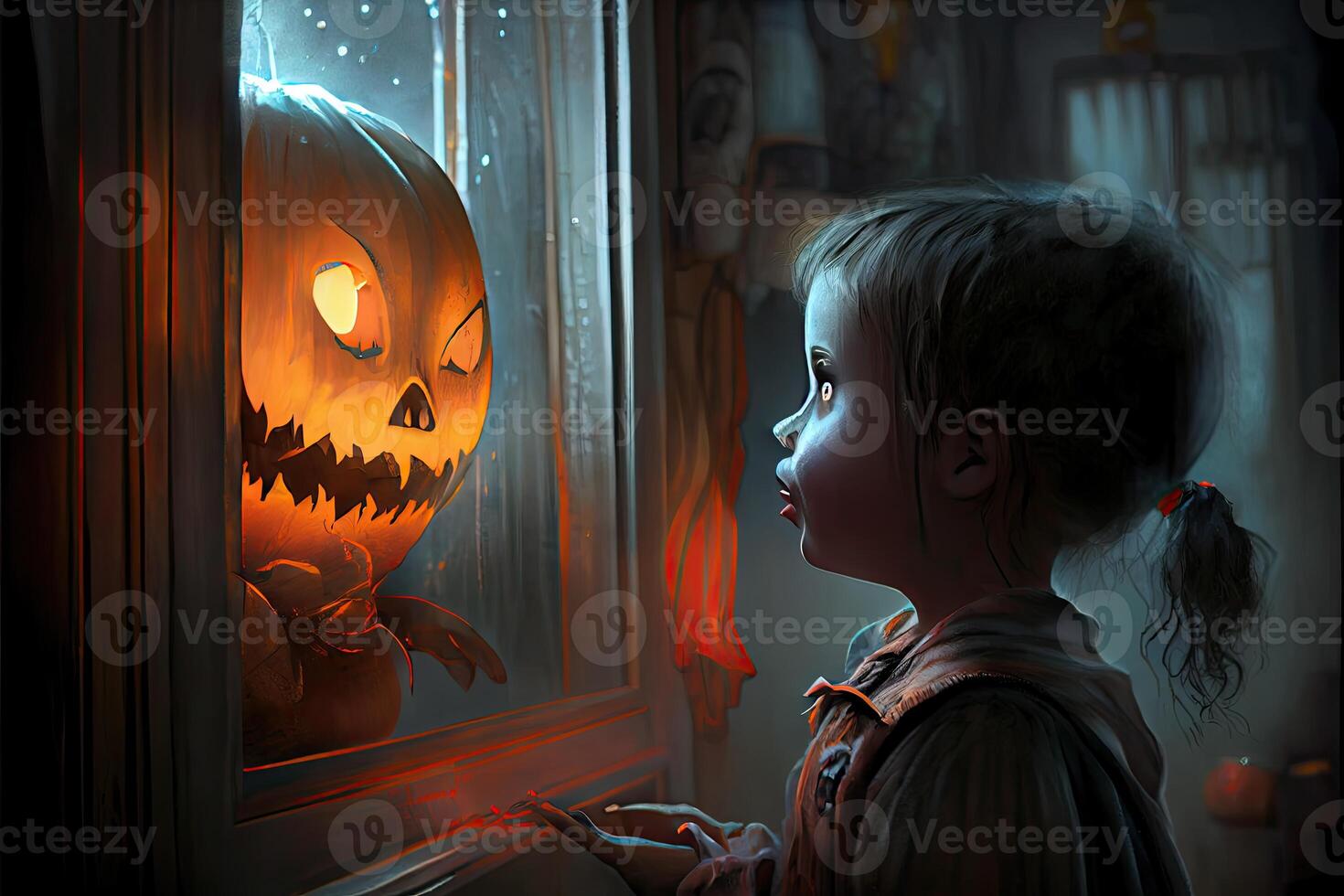 Halloween day eyes of Jack O' Lanterns trick or treating Samhain All Hallows' Eve All Saints' Eve All hallowe'en spooky Horror Ghost Demon background October 31 photo