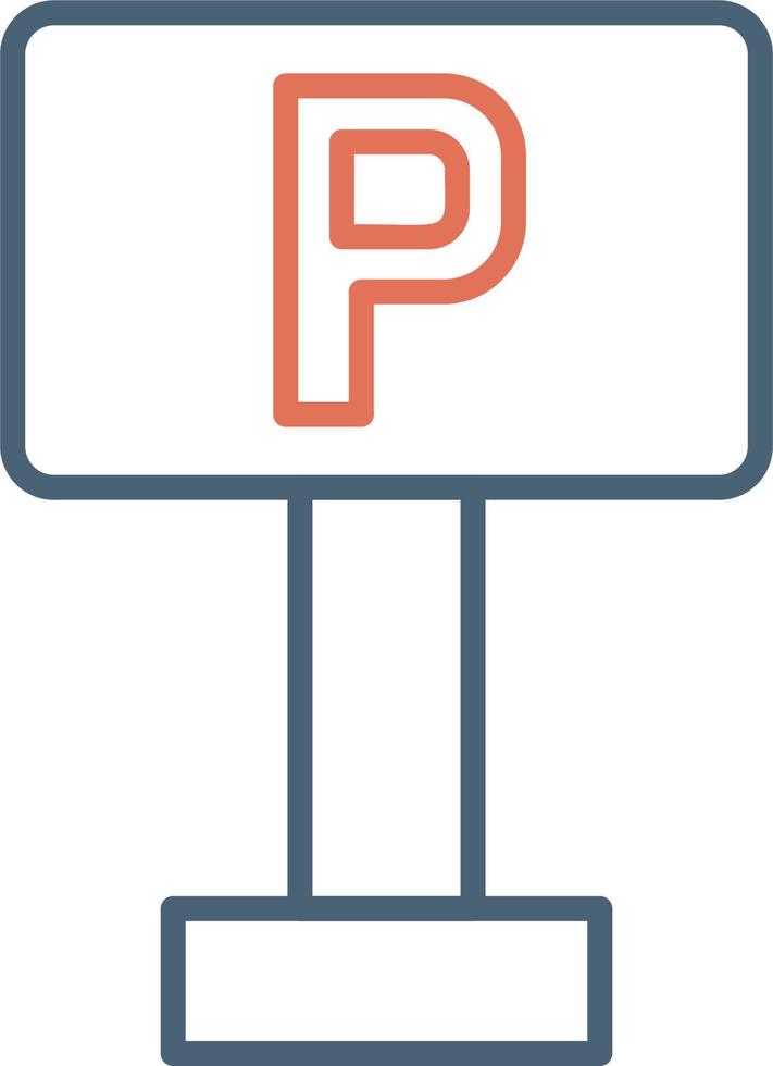 Parking Sign Vector Icon