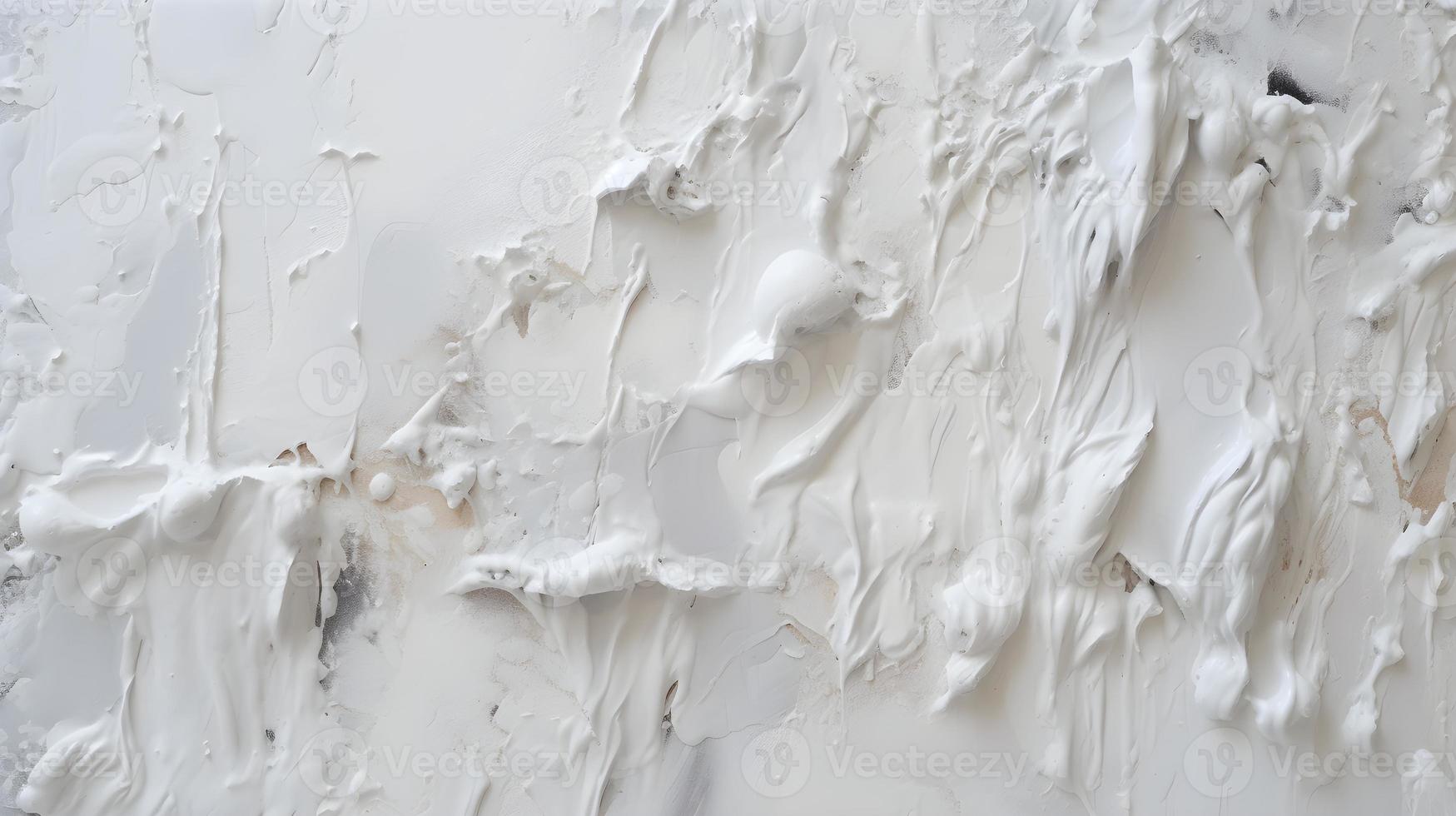 White Wet Plaster Texture Background photo