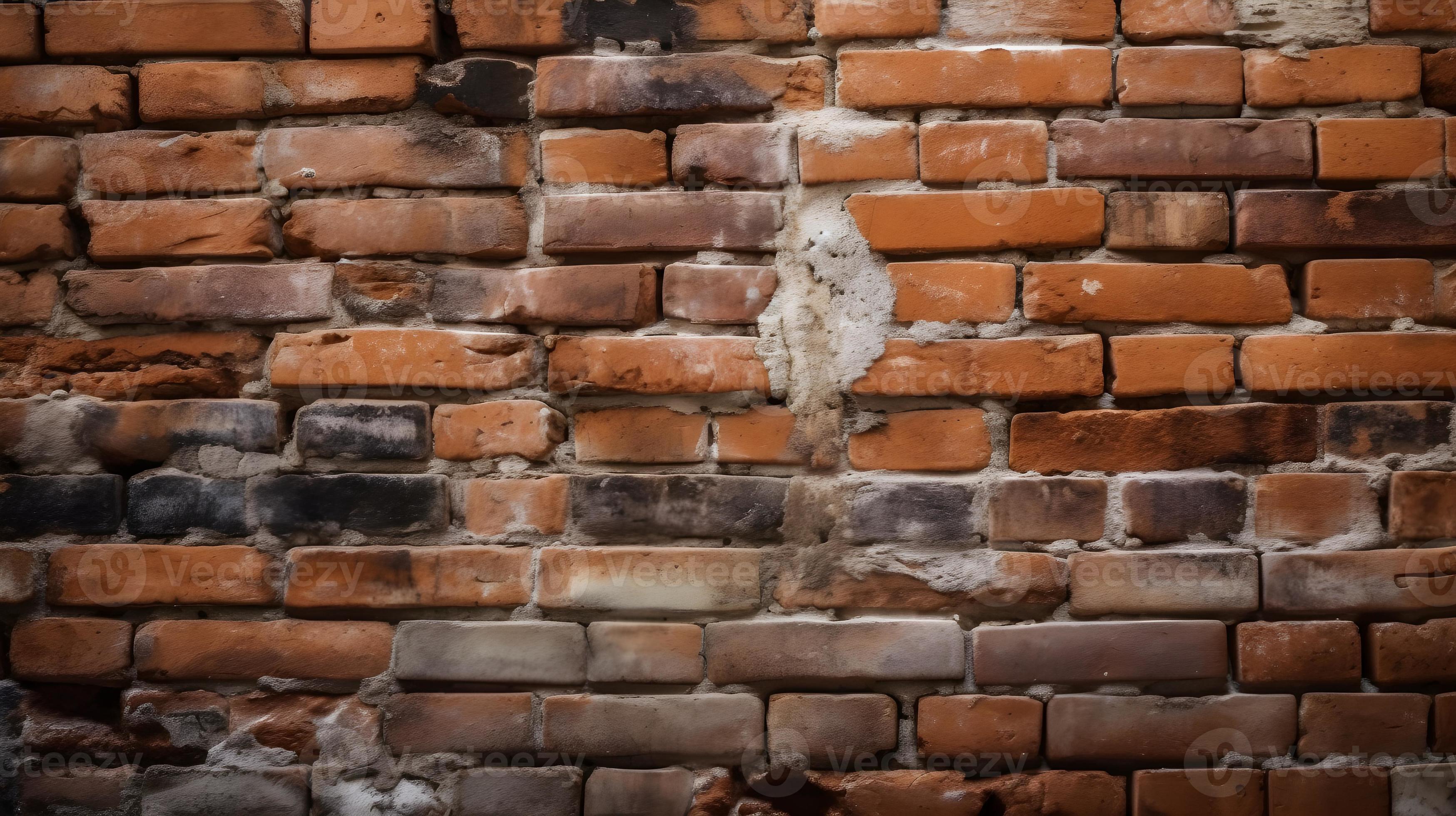 Single Brick Wall Texture Closeup View 22333307 Stock Photo at Vecteezy