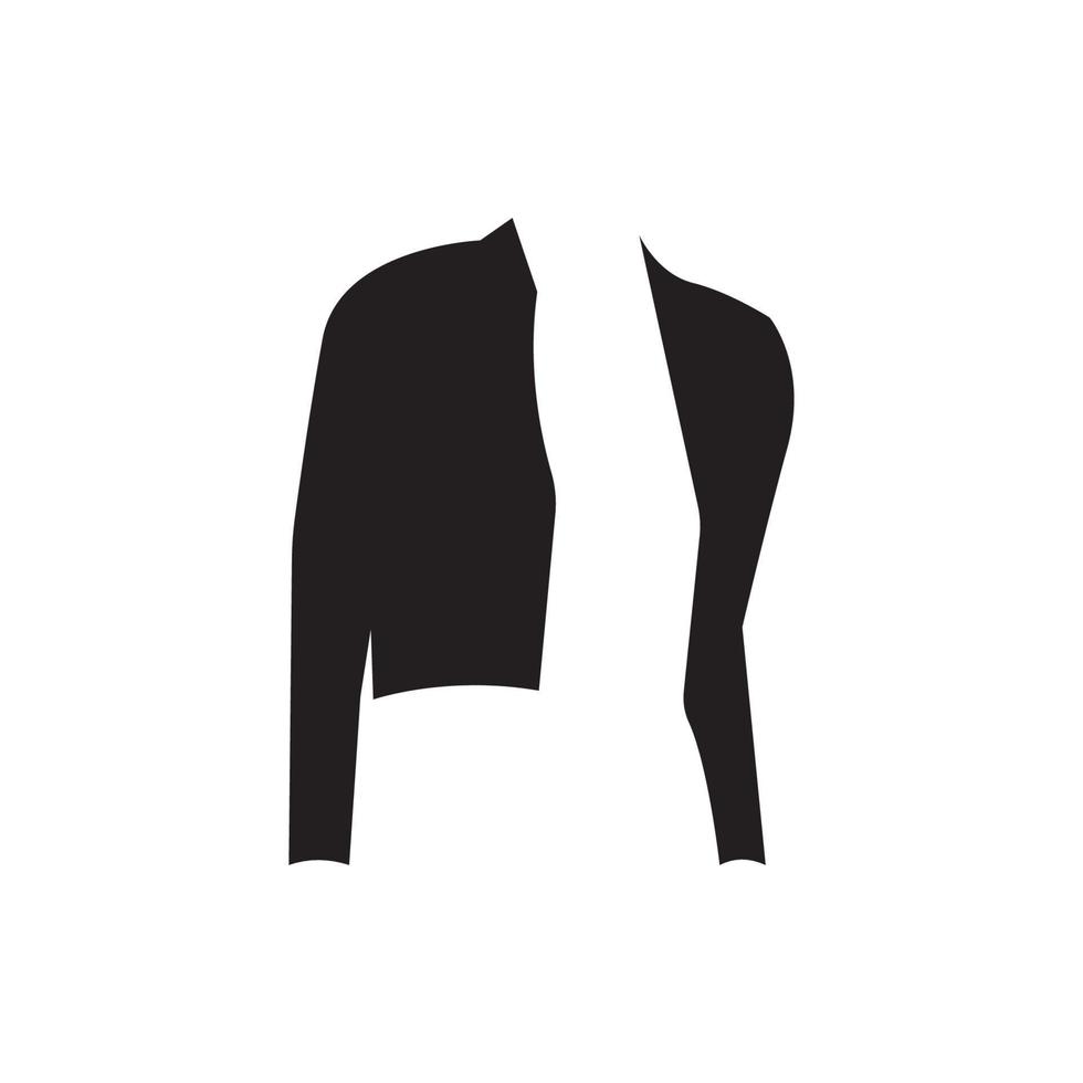 cárdigan símbolo icono, logotipo ilustración diseño modelo vector
