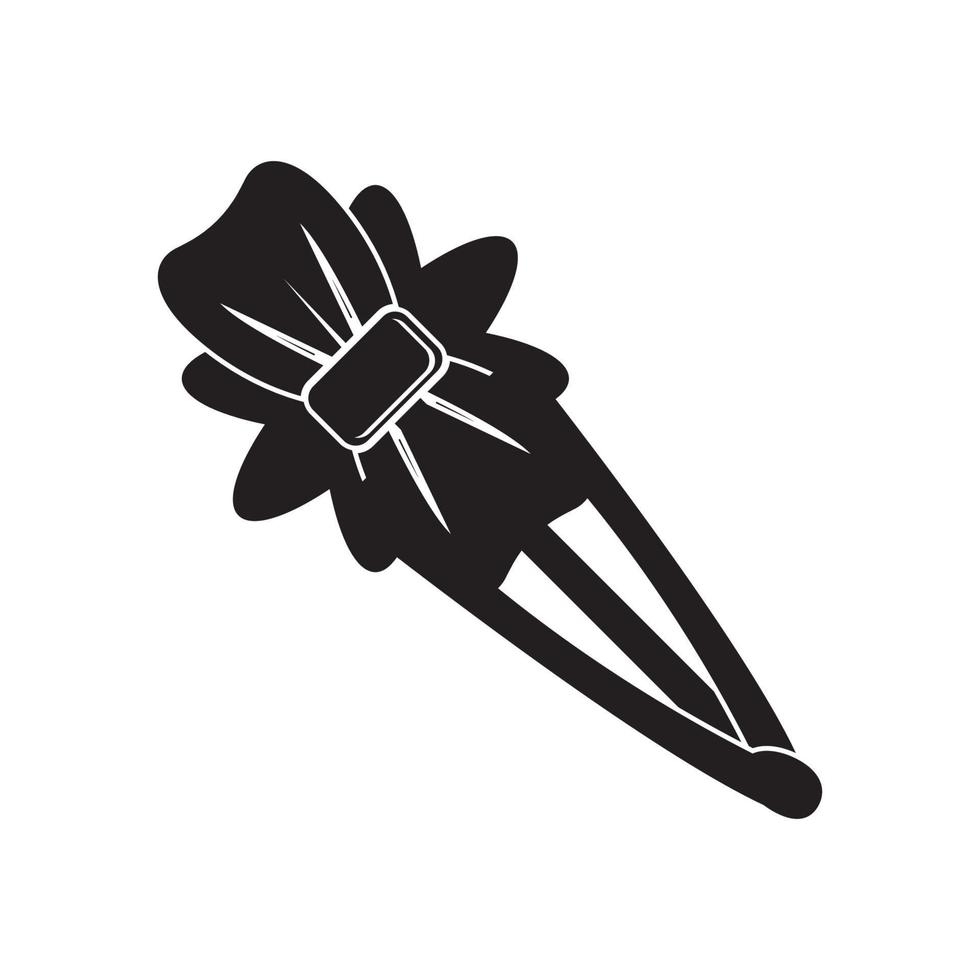 Hair pin symbol icon,logo illustration design template vector