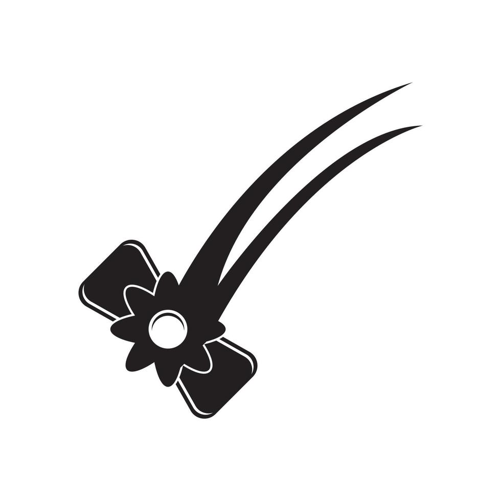 Hair pin symbol icon,logo illustration design template vector