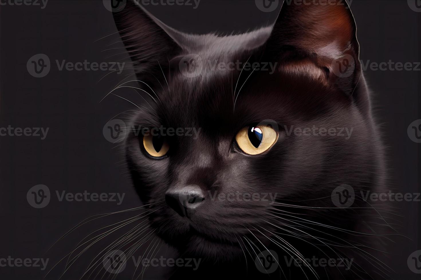 negro gato apreciación día agosto 17 foto