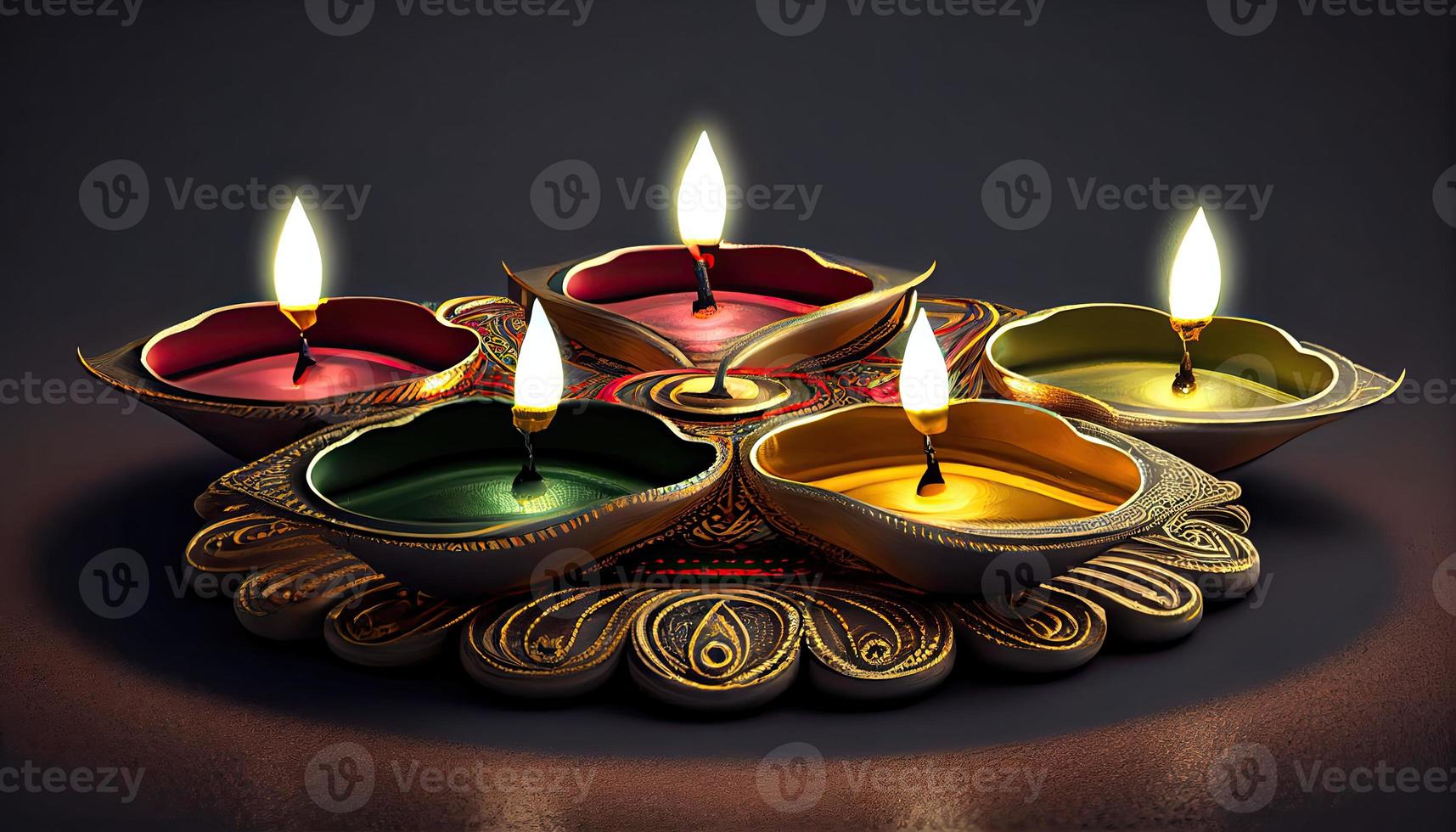 diwali el triunfo de ligero y amabilidad hindú festival de luces celebracion diya petróleo lamparas 24 octubre foto