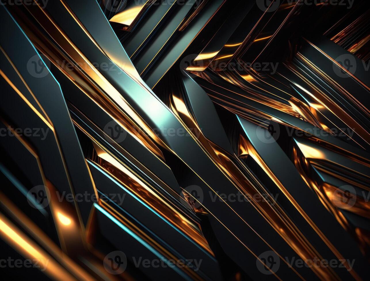 Modern technology abstract texture with diagonal metallic lines created with technology photo