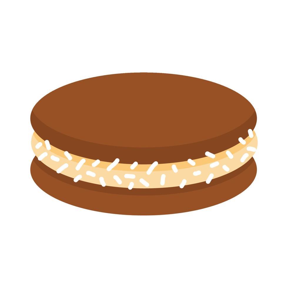 mano dibujado alfajor ilustración vector