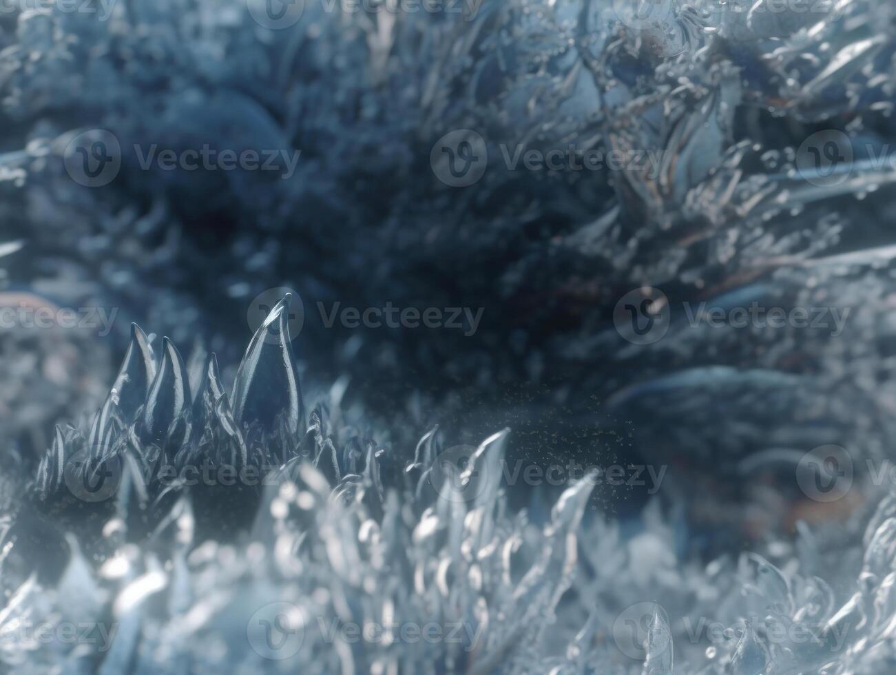 Abstract beautiful pattern of frost background created with technology photo