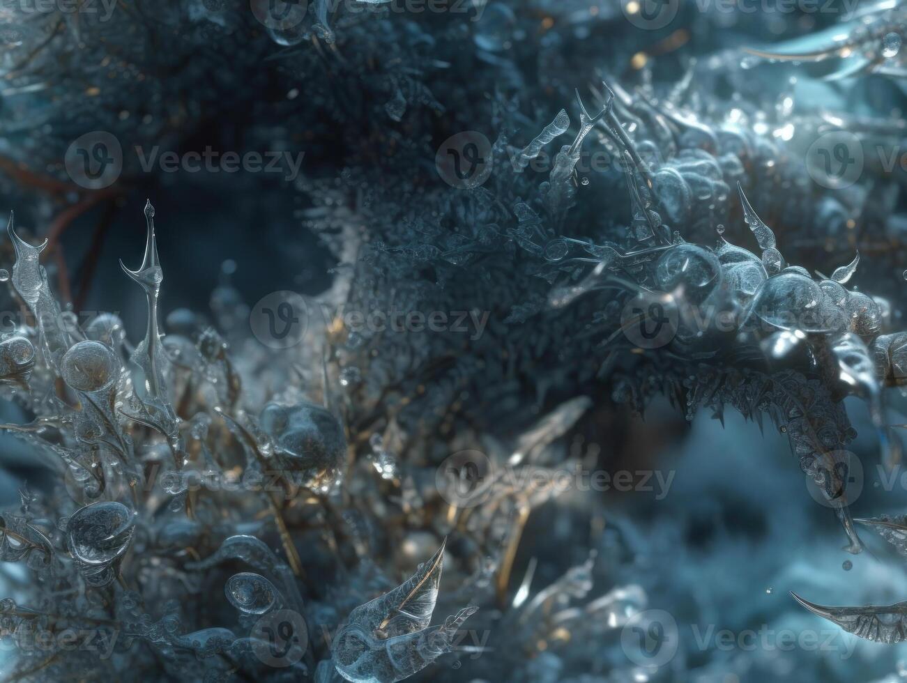 Abstract beautiful pattern of frost background created with technology photo