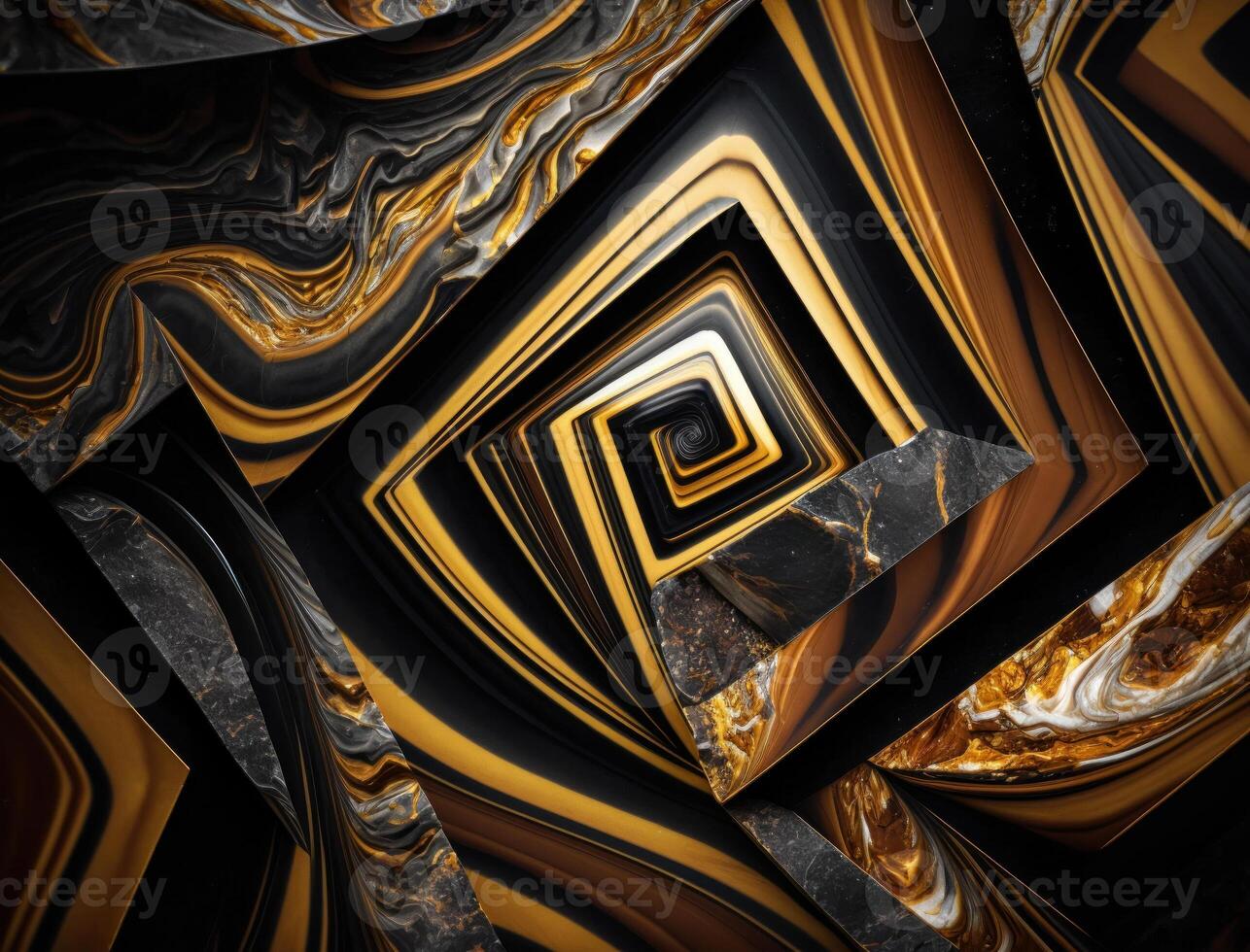 Marble stone texture background material with elements of semi-precious stones and gold created with technology photo