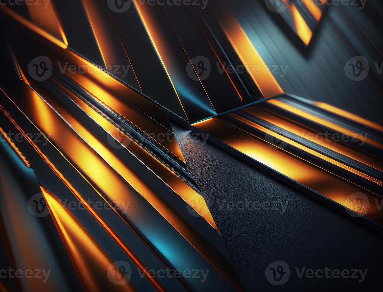 Modern technology abstract texture with diagonal metallic lines created with technology photo