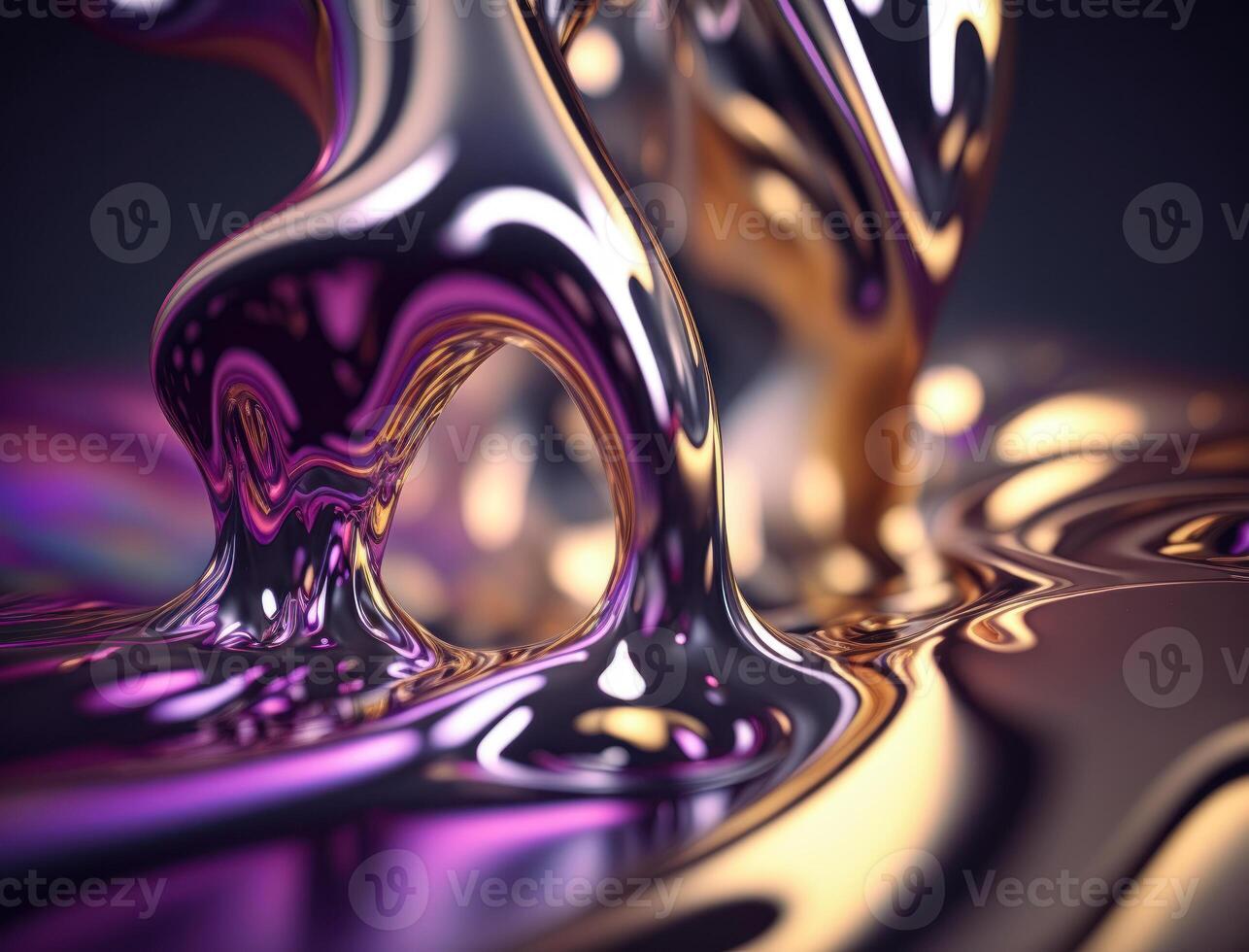 Light pastel colors fluid wavy liquid abstract background created with technology photo