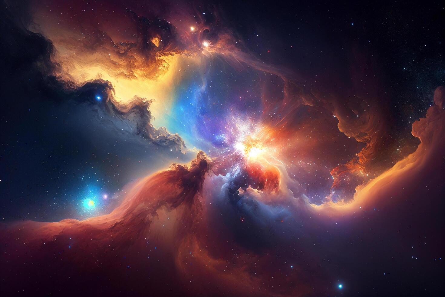 Space galaxy background photo