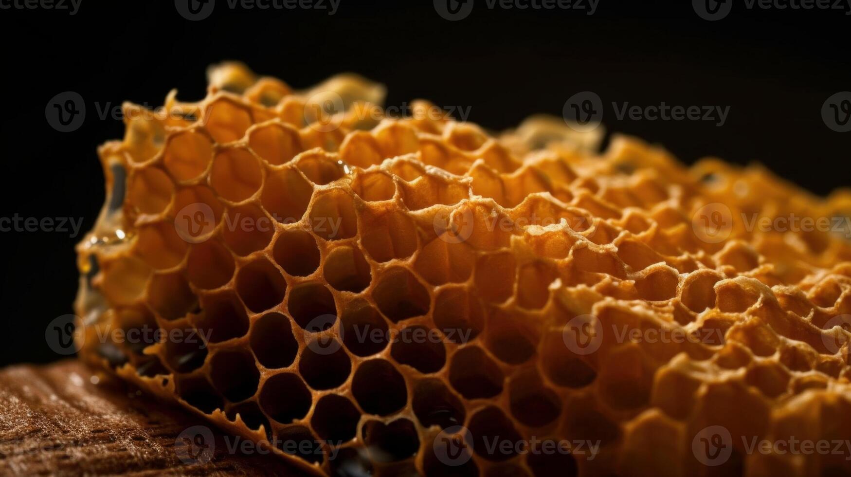 Close up of Honeycomb. photo