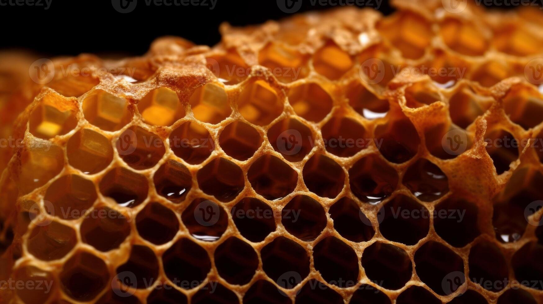 Close up of Honeycomb. photo