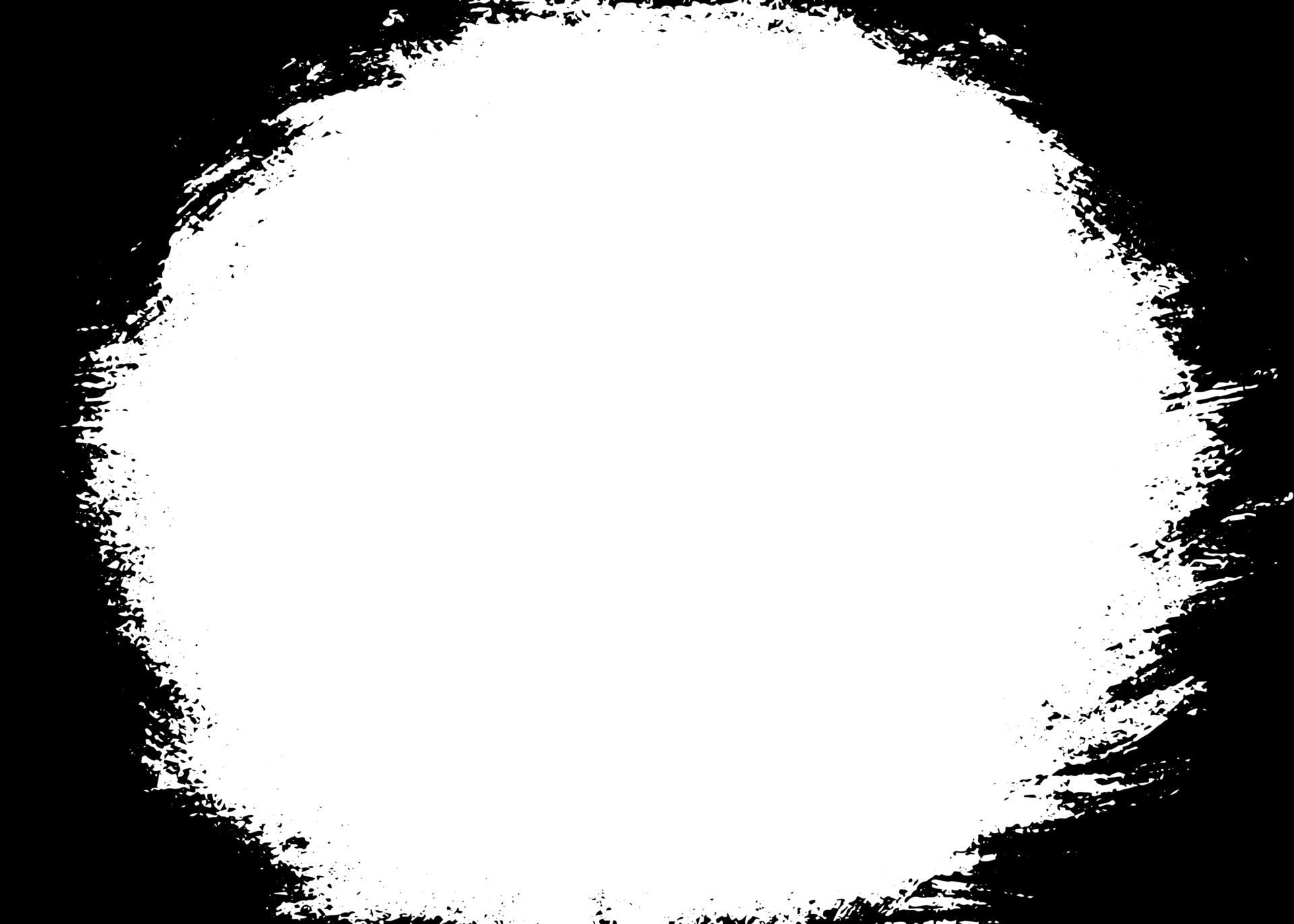 Grunge border texture background. Abstract frame overlay. PNG graphic