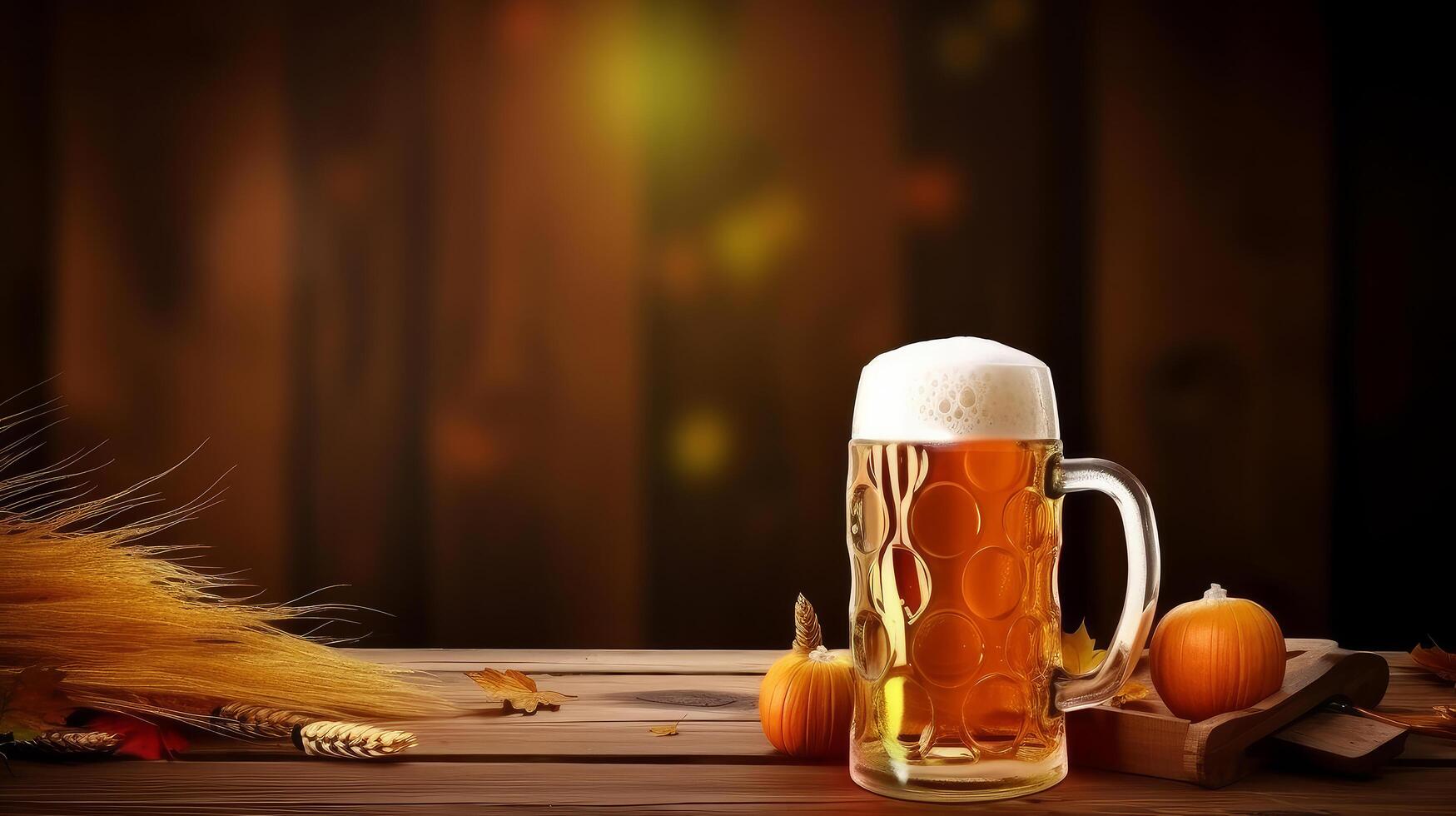 Beer festival background. Illustration photo