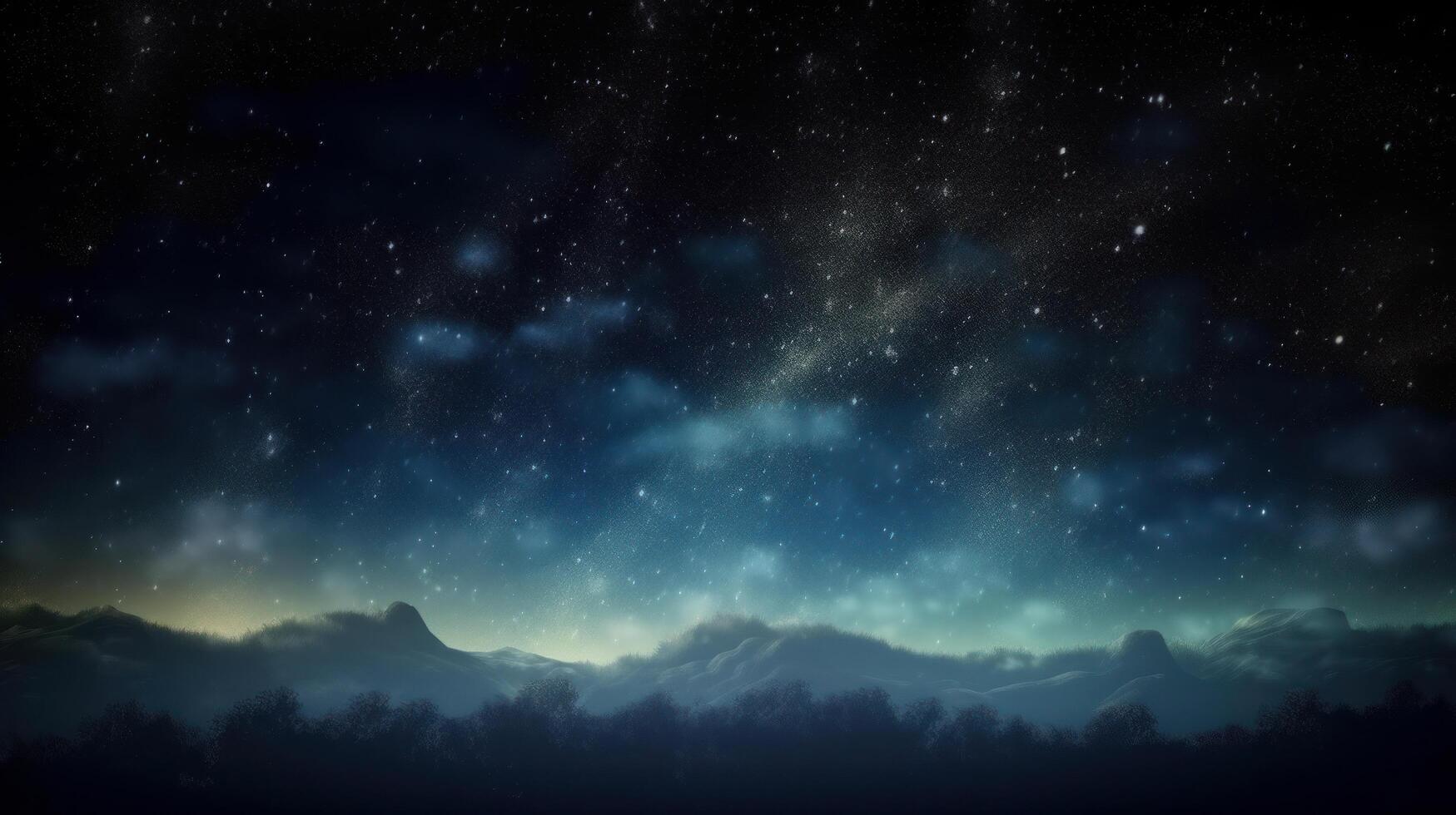 Night sky with stars. Illustration photo