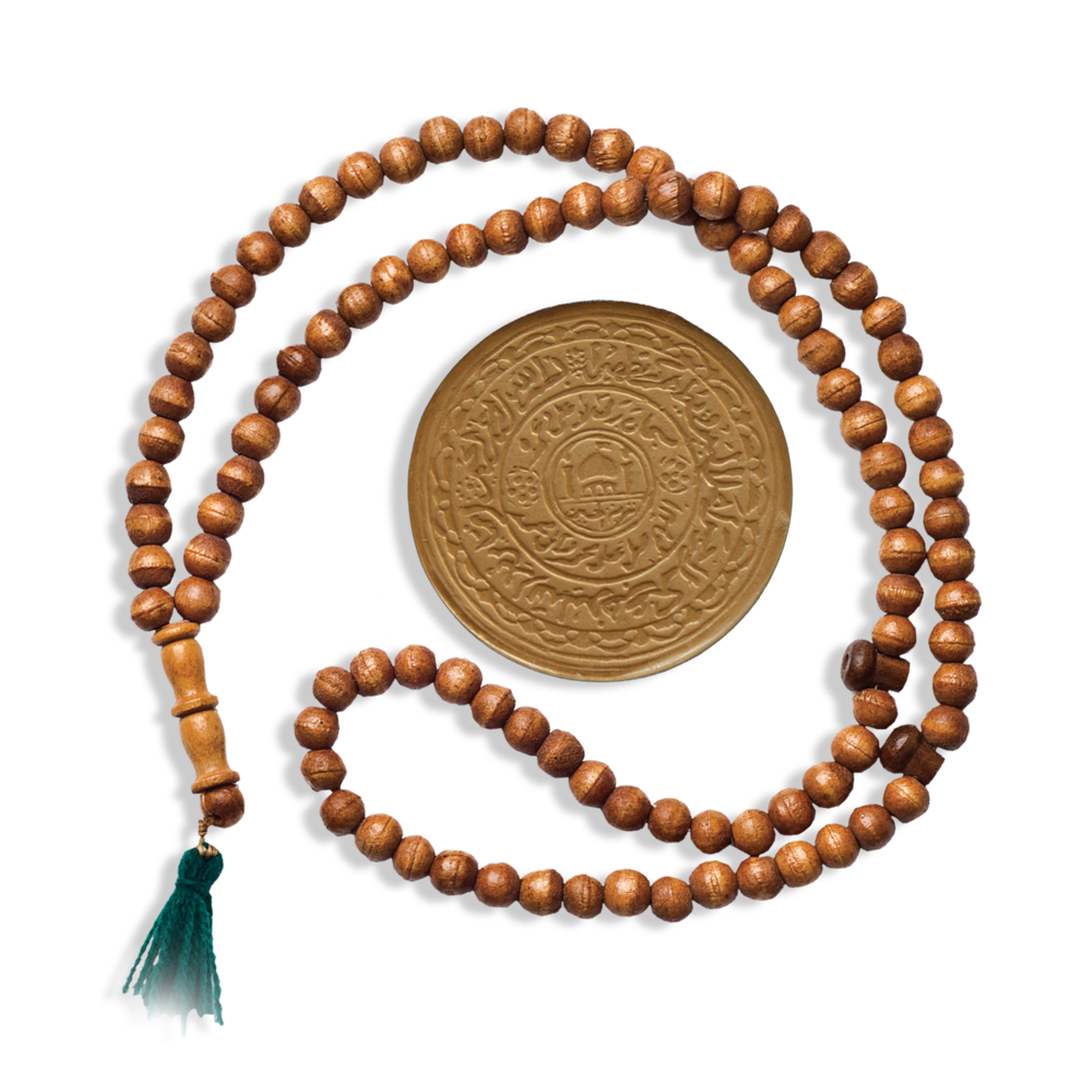 Tasbih and Sajdygah. These are things name in Urdu, used by Muslims for Praying. png