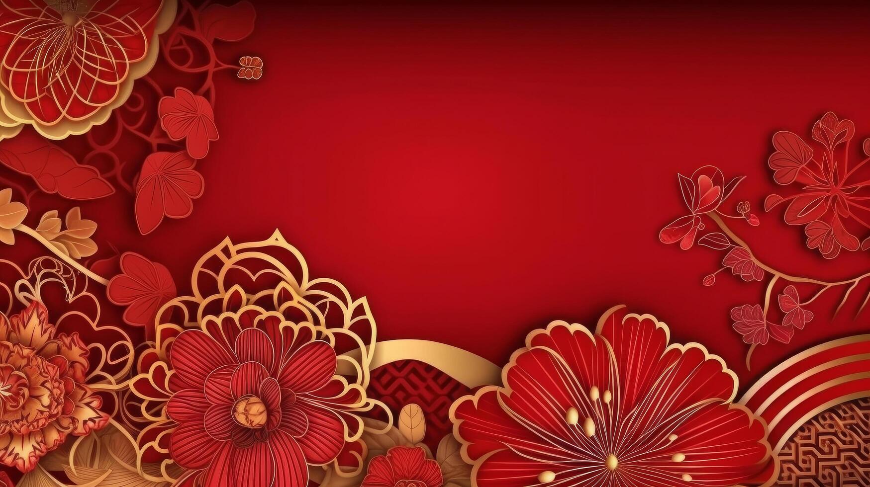 Chinese New Year Background with dragon. Illustration photo