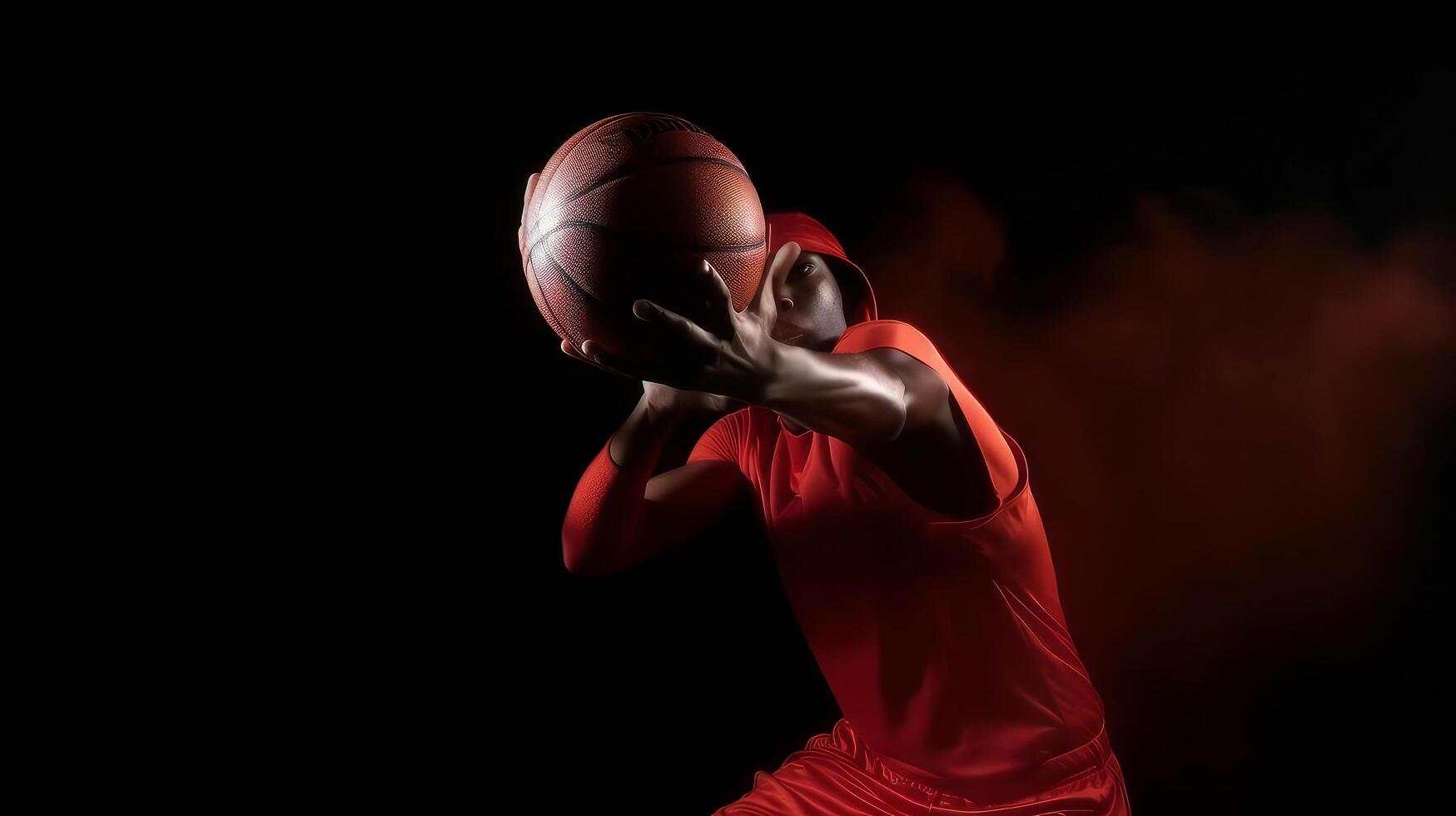 Basketball background. Illustration photo