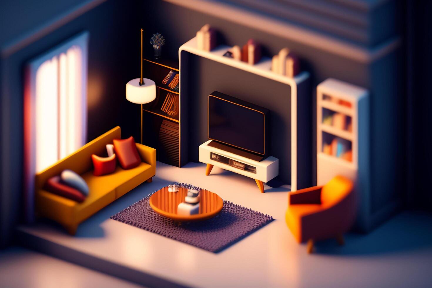 Photo beautiful confortable cozy interior style design