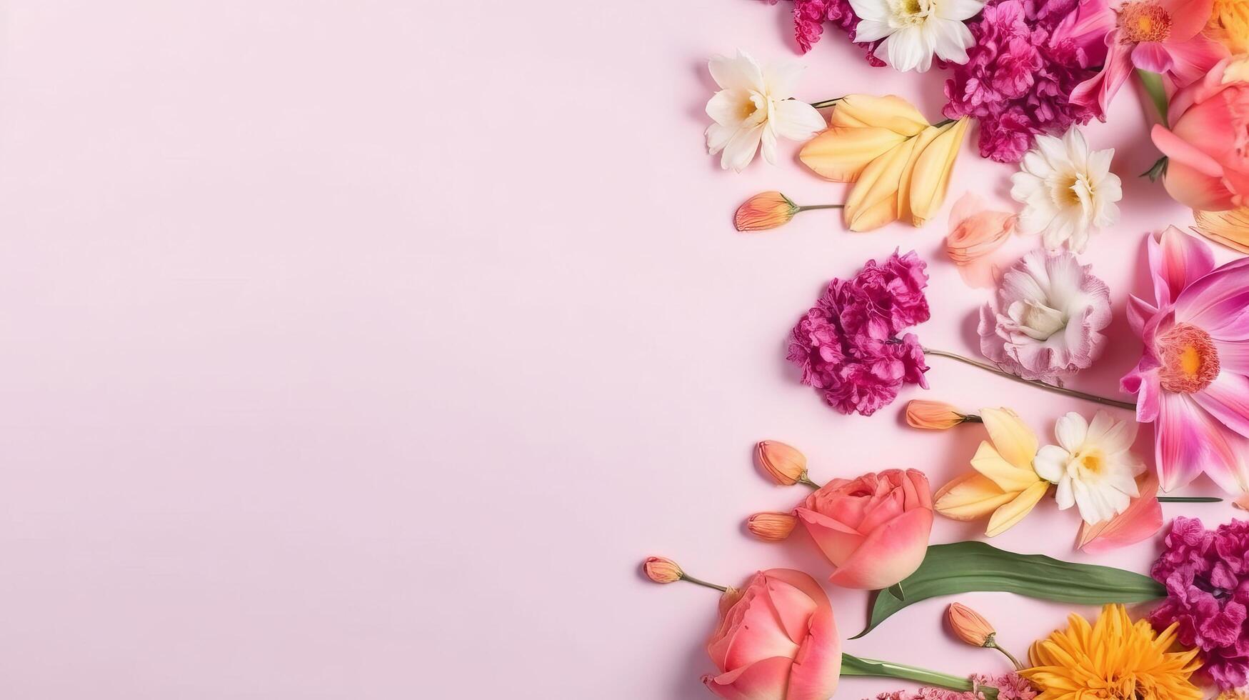 Flower Background for Mother's Day. Illustration photo